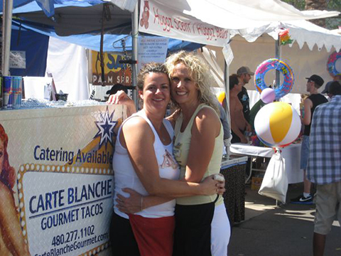 Carte Blanche taco truck in Palm Springs