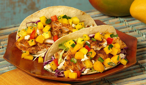 Fresh chicken tacos from Carte Blanche